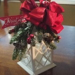 Handcrafted Christmas lantern Decor